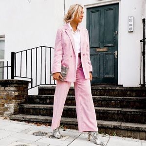 Lilac Cuorduroy 2 piece suit